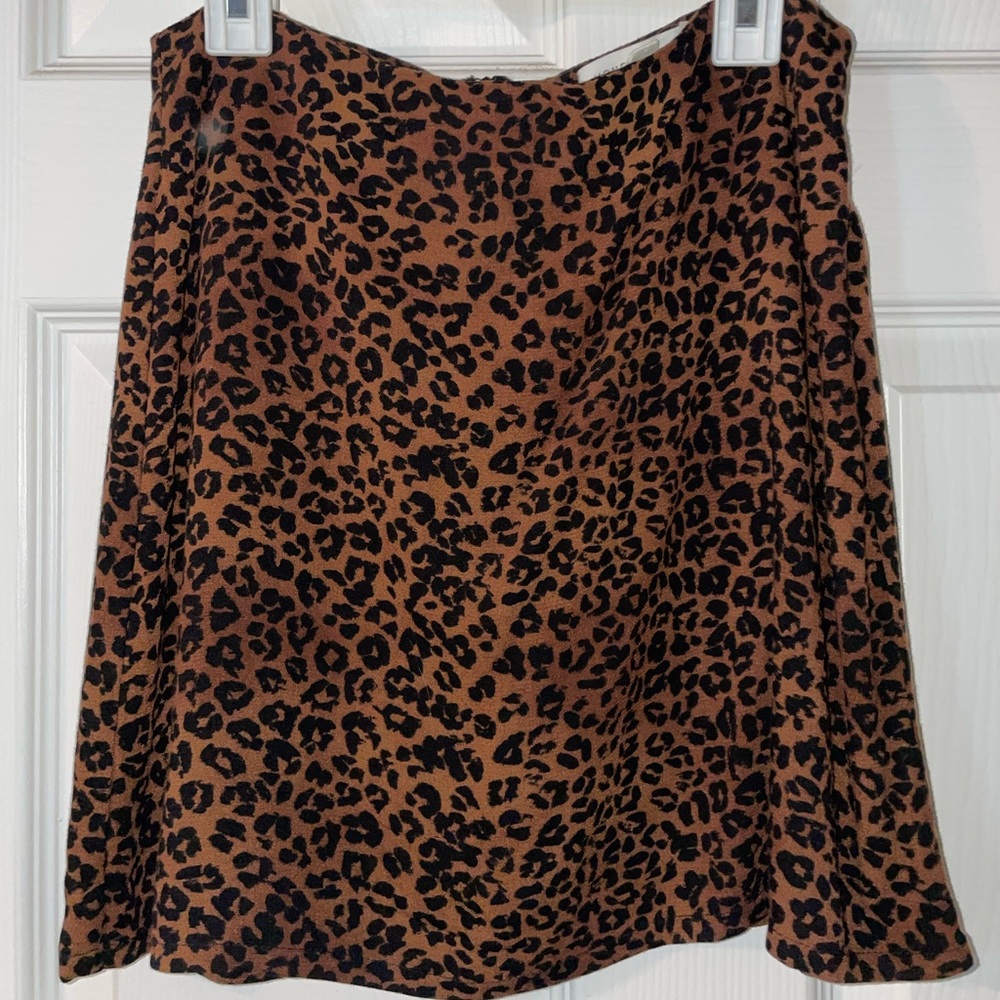Leopard skirt